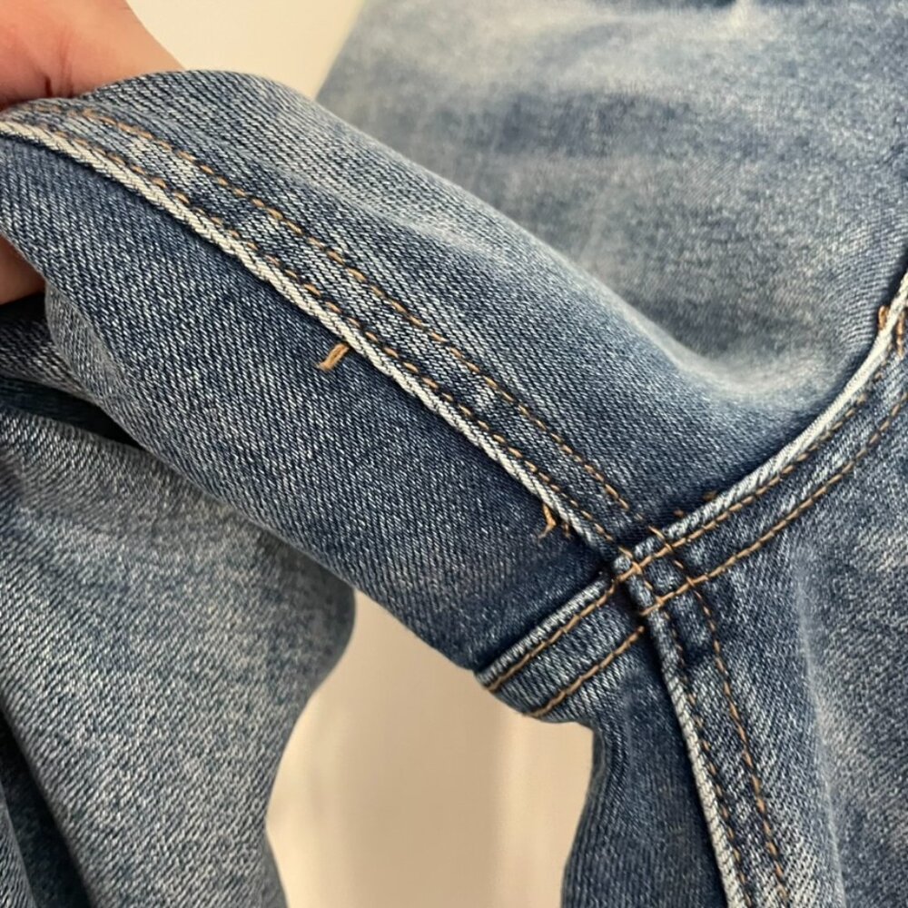 VERVET BY FLYING MONKEY ALTAR'D STATE Daisy Distressed Boyfriend Jeans Cropped - Picture 12 of 16